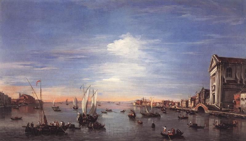 GUARDI, Francesco The Giudecca Canal with the Zattere dgh Spain oil painting art